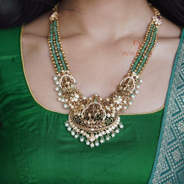Nishtha Dashavataram Lakshmi Necklace
