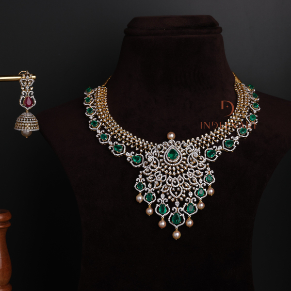 Palatial Diamond necklace set