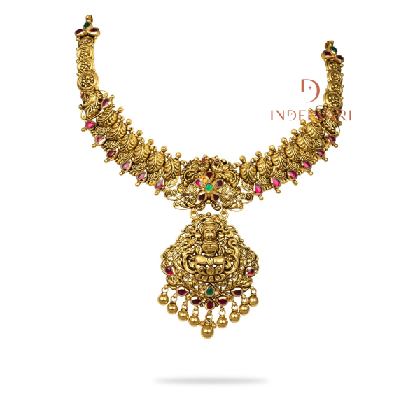 Kundan Goddess Lakshmi Haar