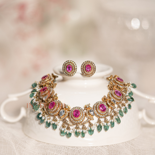 Majestic Gemstone Harmony Necklace Set