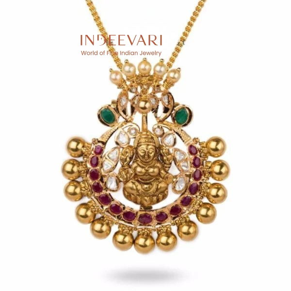 Multipurpose Lakshmi Polki Pendant 