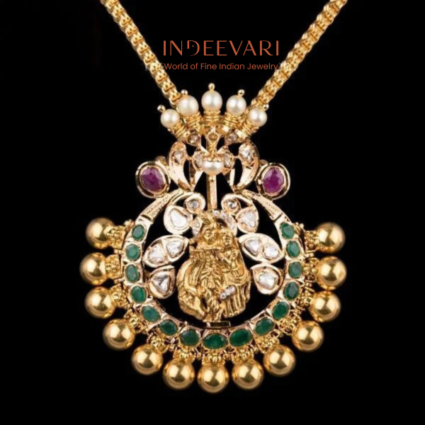 Nagaram Radhakrishna Polki Pendant