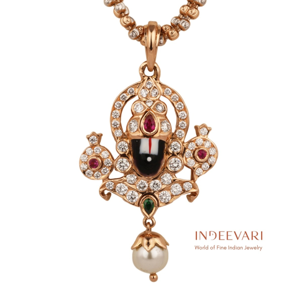 Balaji Diamond Ruby & Emerald Pendants 