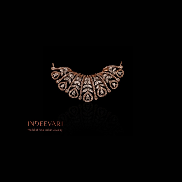 Ameira Rose gold Diamond Pendant