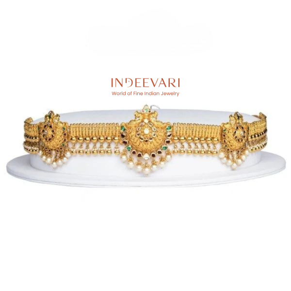 Tri Kundan Highlight Flexible Belt