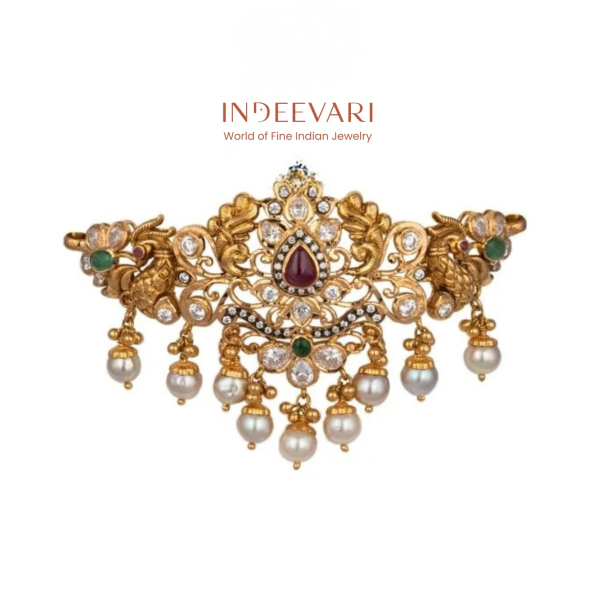 Mayura Natyam Bhajubandh Choker