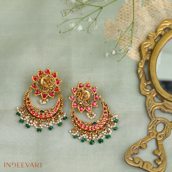 Morni Chandbali Earrings