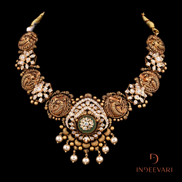Princely Mayura Nakshi Necklace