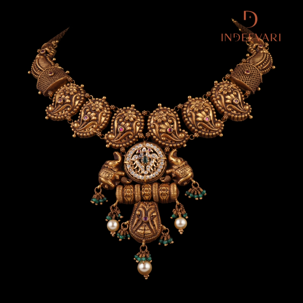 Swara Gaja Nakshi Necklace