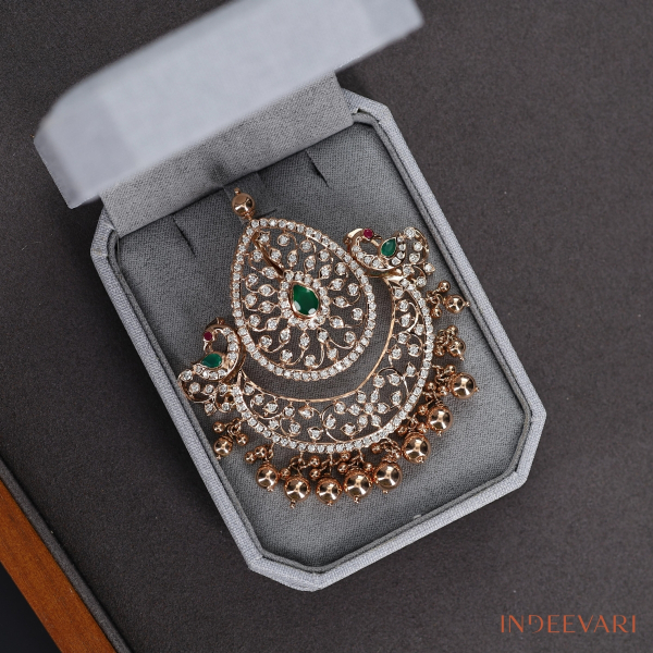 Nidhi Diamond Rose Gold Pendant