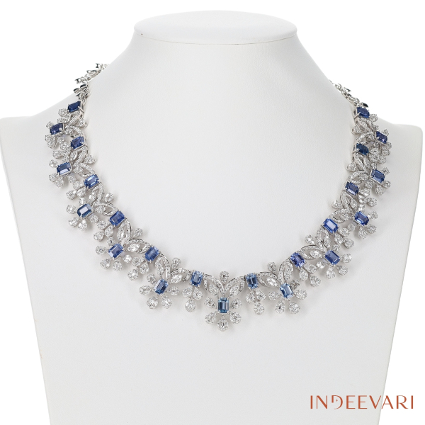 Floral Angelic Diamond Necklace
