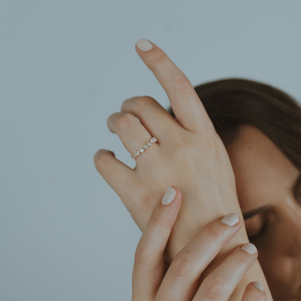 Shimmer Band Ring