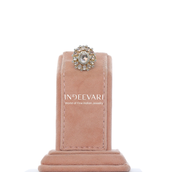Polki Halo Cocktail Ring