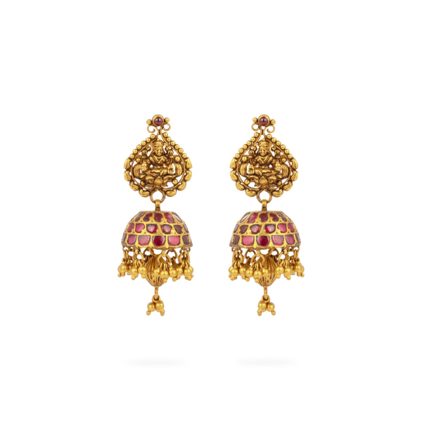 Nitya Lakshmi Jhumka Earrings