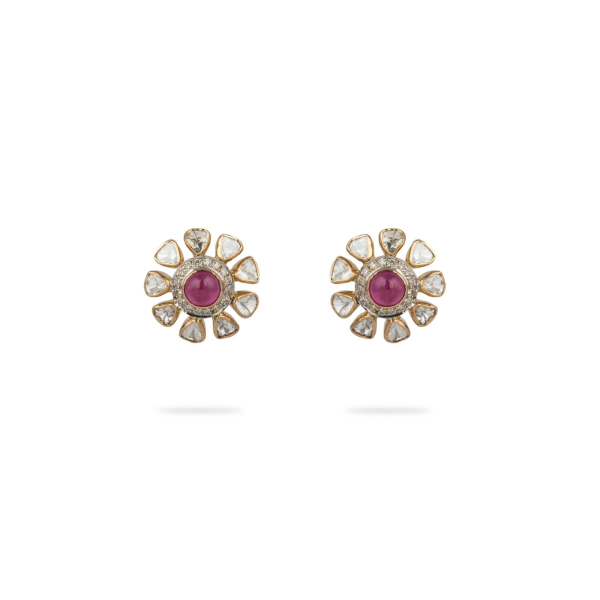 Pushp Polki Stud Earrings