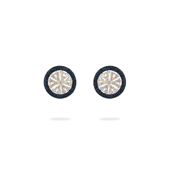 Freesia Diamond Stud Earrings