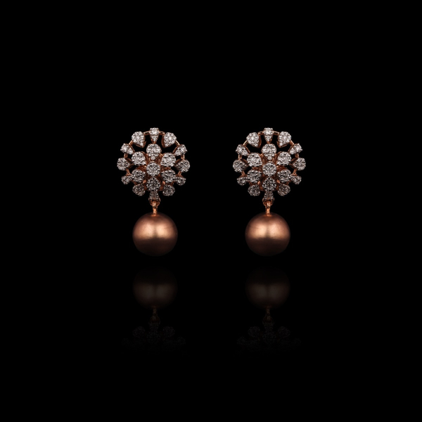 Viviene Diamond Drop Earrings