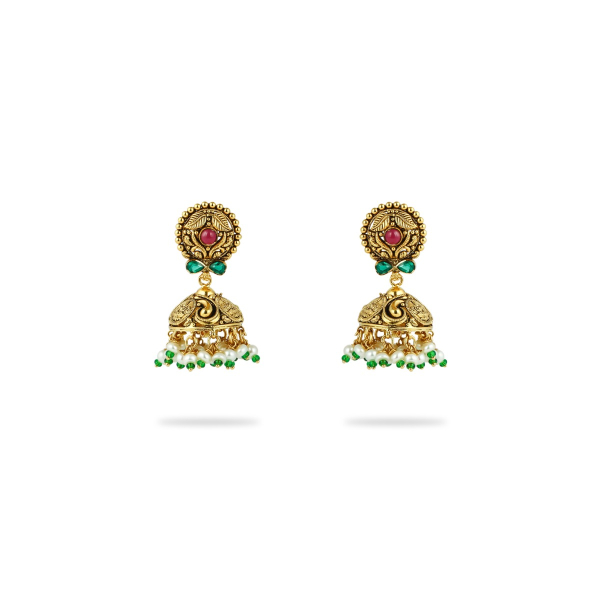 Aashi Antique Jhumka Earrings