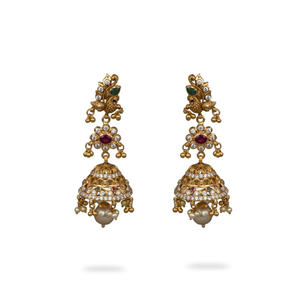 Shagun Tri-Layer Jhumki