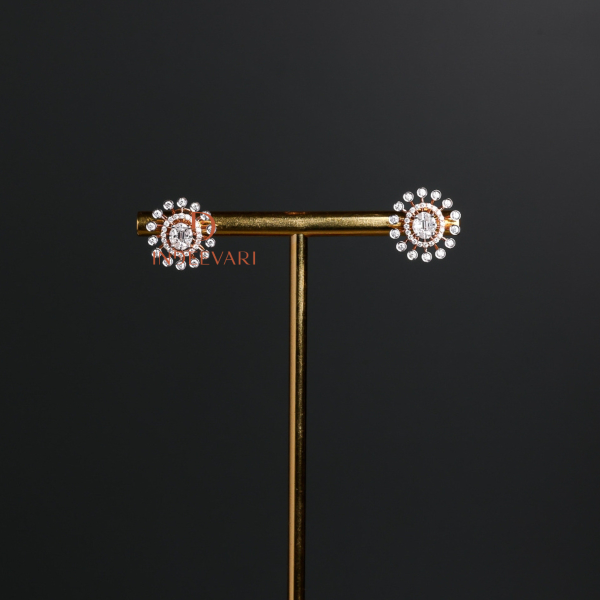 Induja Diamond Stud Earrings