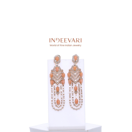 Blush Cascade Diamond Chandeliers