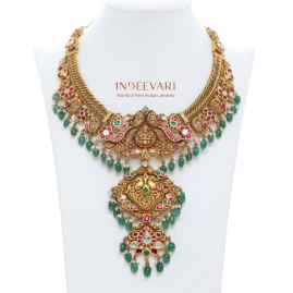 Heritage Lakshmi Hari Detachable Necklace