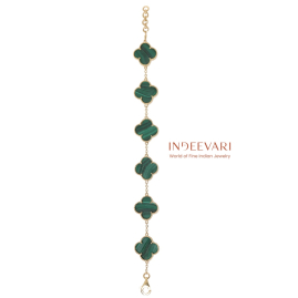 Clover Motif Chain Bracelet