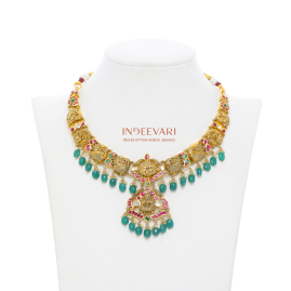 Devi Mayuri Kundan Necklace