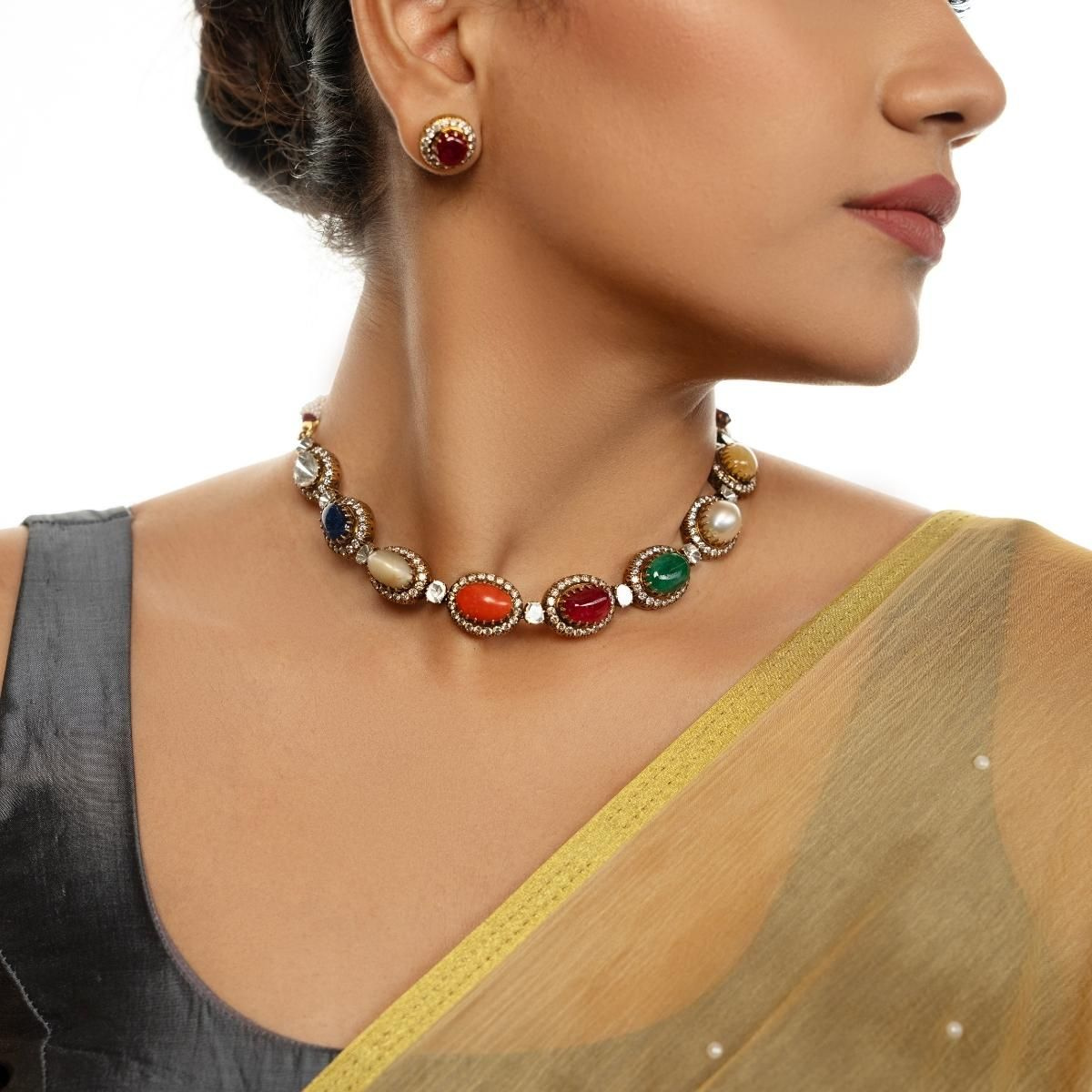 Maharani Victorian Navratna Set