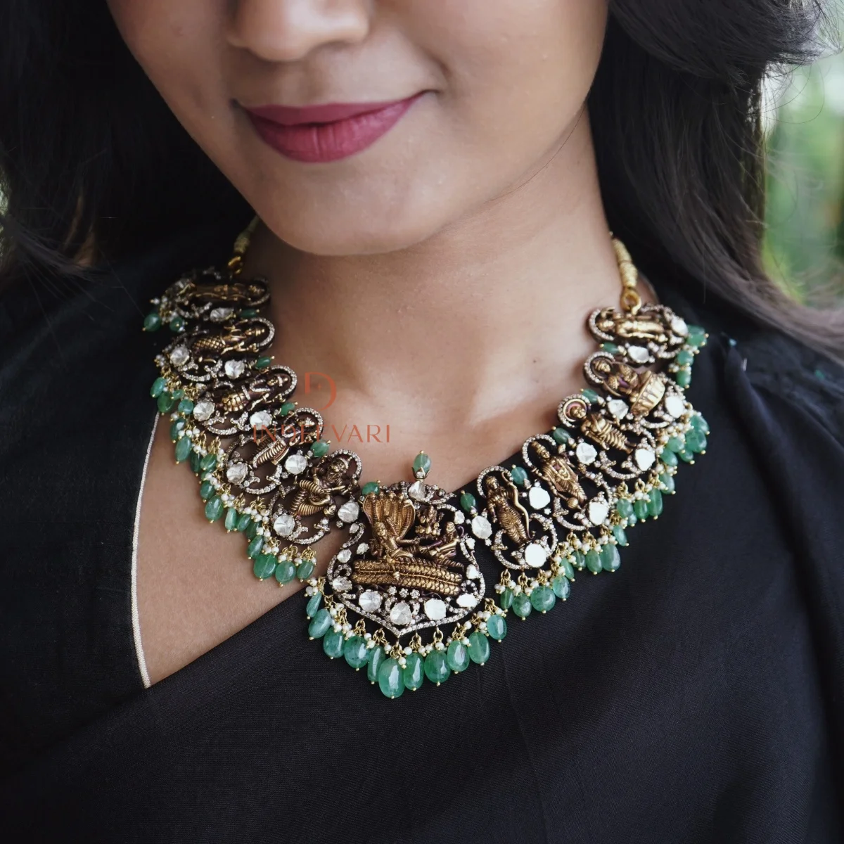 Naveli Victorian Necklace From Indeevari