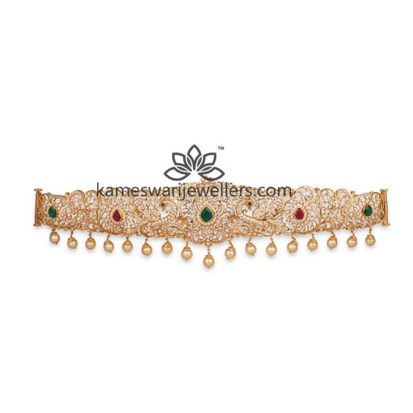 Vaddanam Chain Model at Rs 3995/piece | american diamond necklace in  Chennai | ID: 25690254791