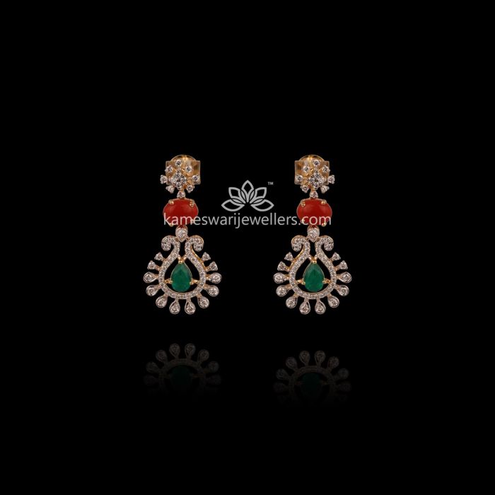 Gold Plated Jhumki with First Qulity Stones Buy Jhumka Earrings Online